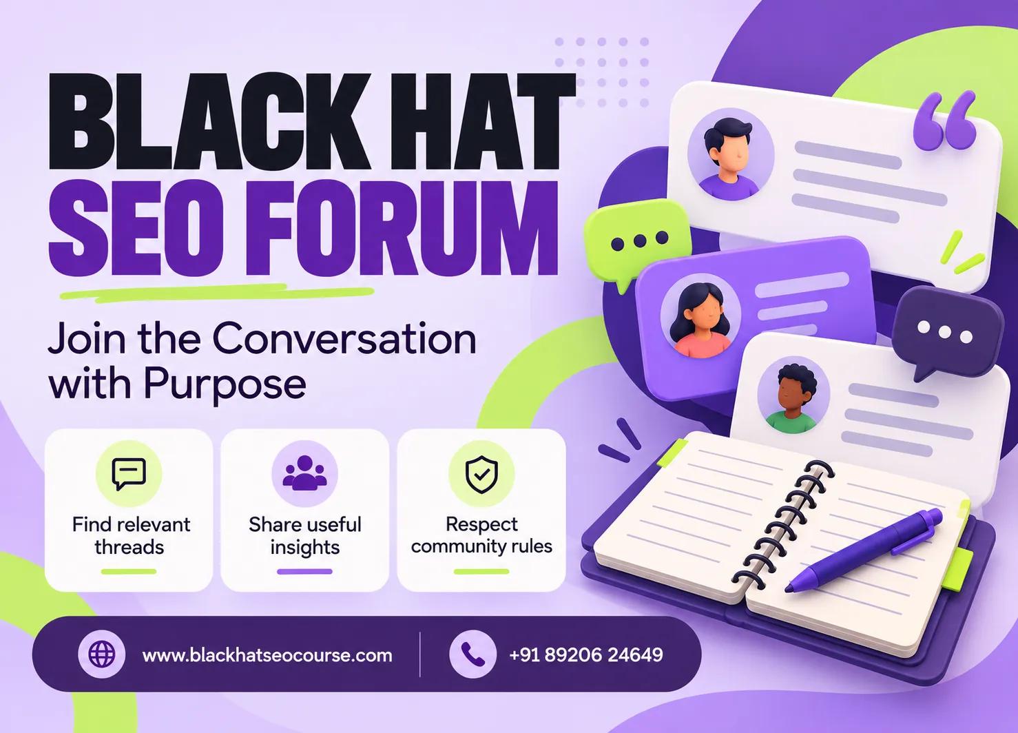 Black Hat SEO Forum: How to Find Useful Discussions and Participate Professionally